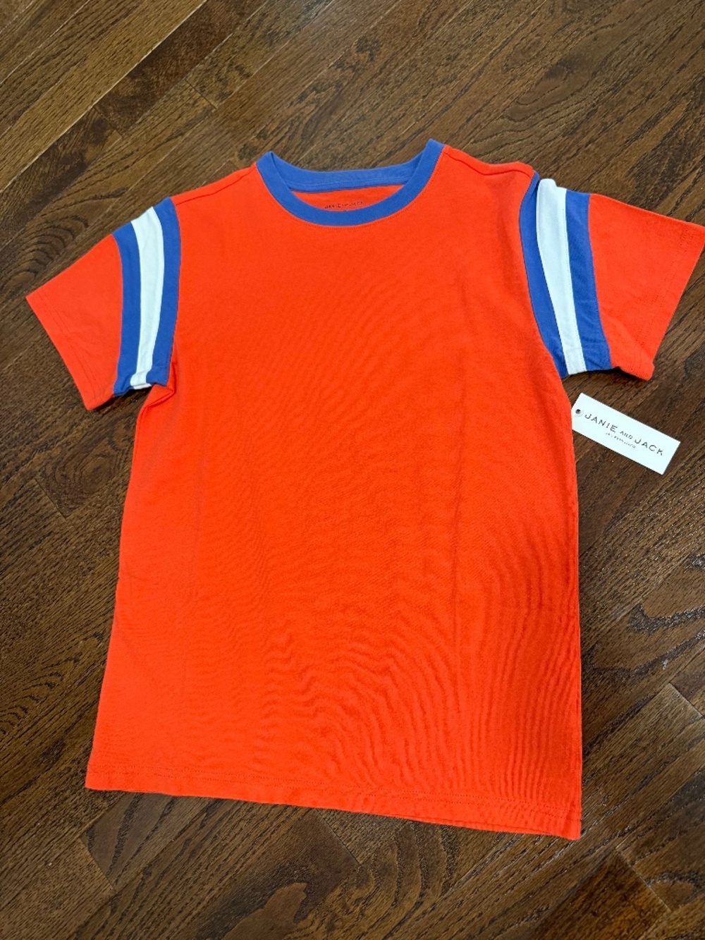Janie and Jack - Stripe Sleeve Tee Shirt
